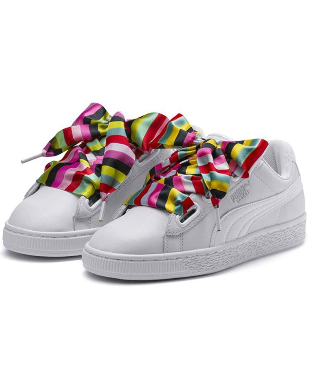 PUMA White (Wmns) Basket Heart 'Generation Hustle'