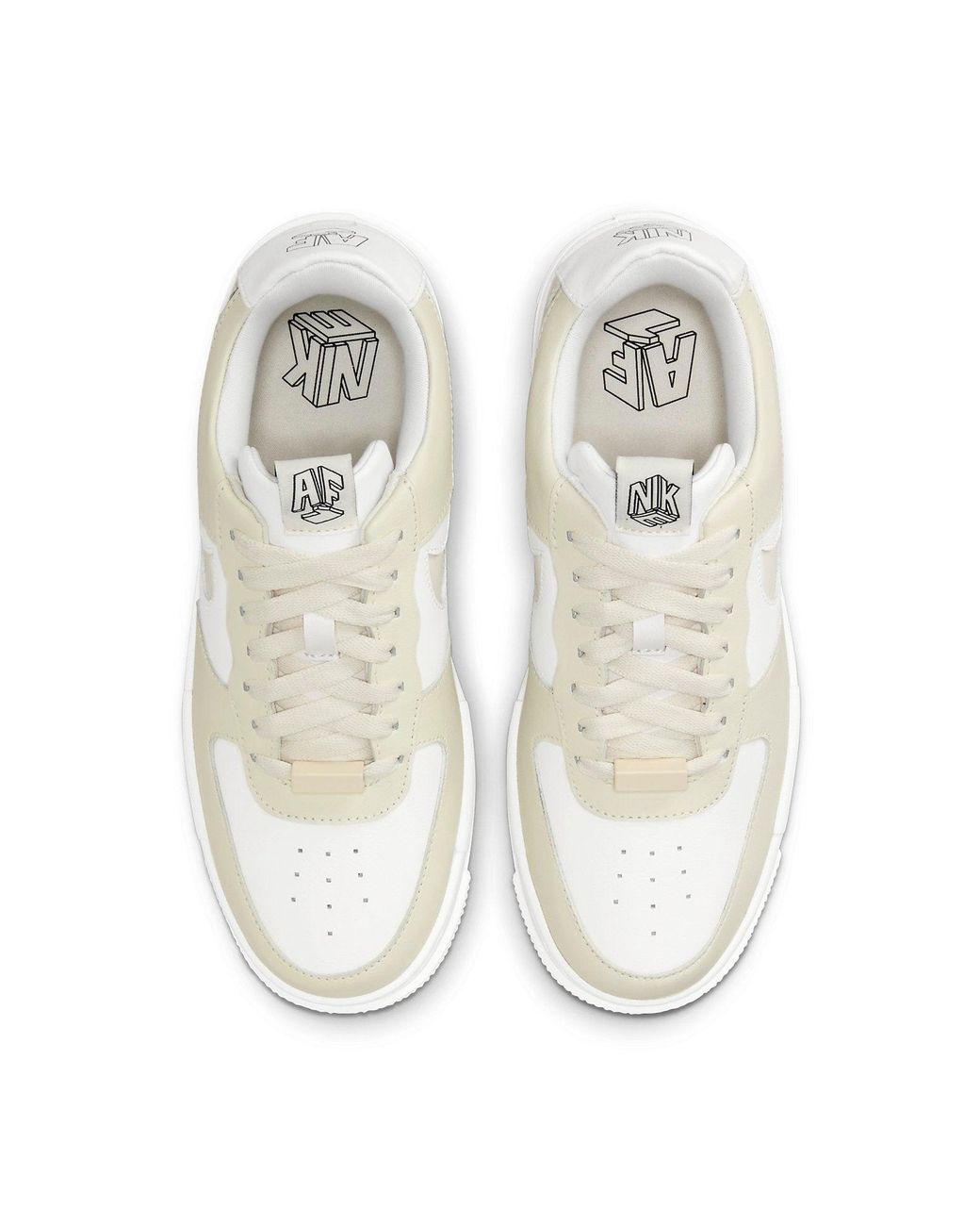 Nike White (Wmns) Air Force 1 Pixel 'Cashmere'
