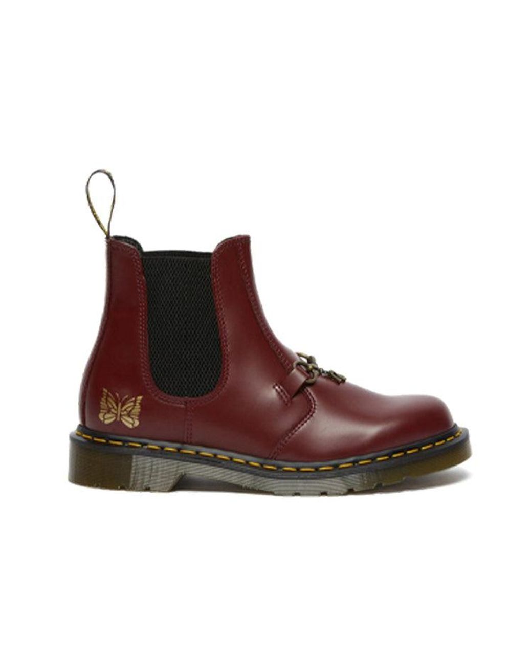 Dr. Martens Brown Dr.Martens 2976 Needles Snaffle Chelsea Boots 'Cherry'