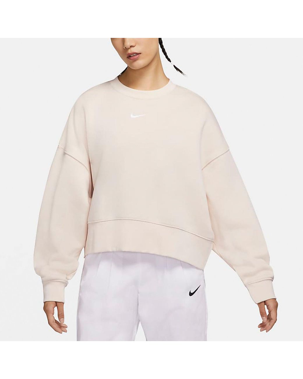 Nike Natural (Wmns) Sportswear Collection Small Logo Cropped Sweatshirt