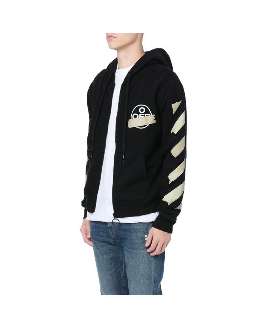 Off-White c/o Virgil Abloh Black Ss20 Arrows Sketch Sweater Tape for men