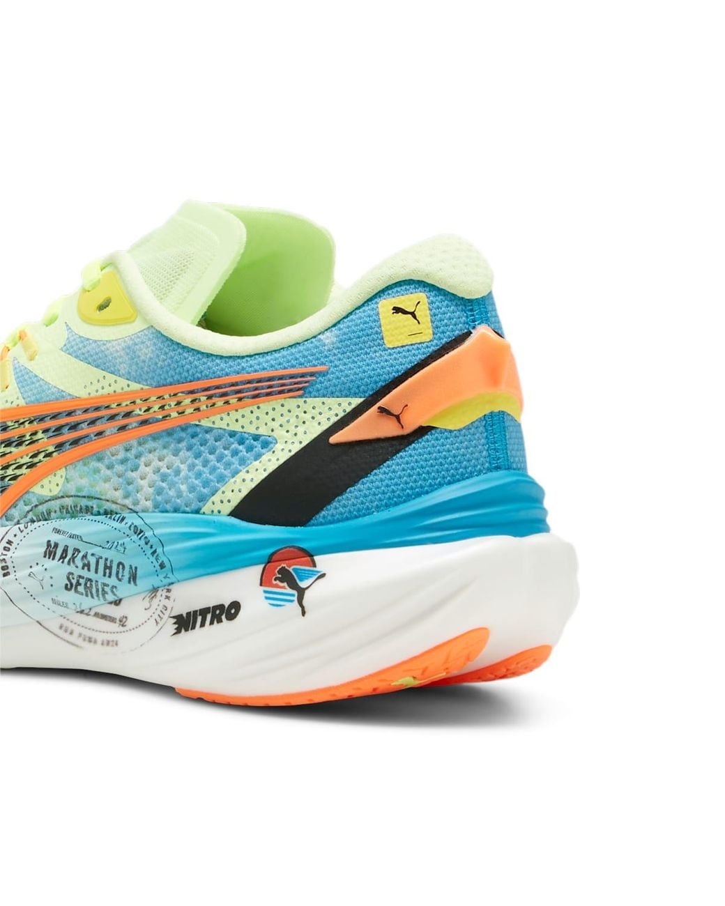 PUMA Blue Deviate Nitroâ 3 Marathon Series Running Shoes for men
