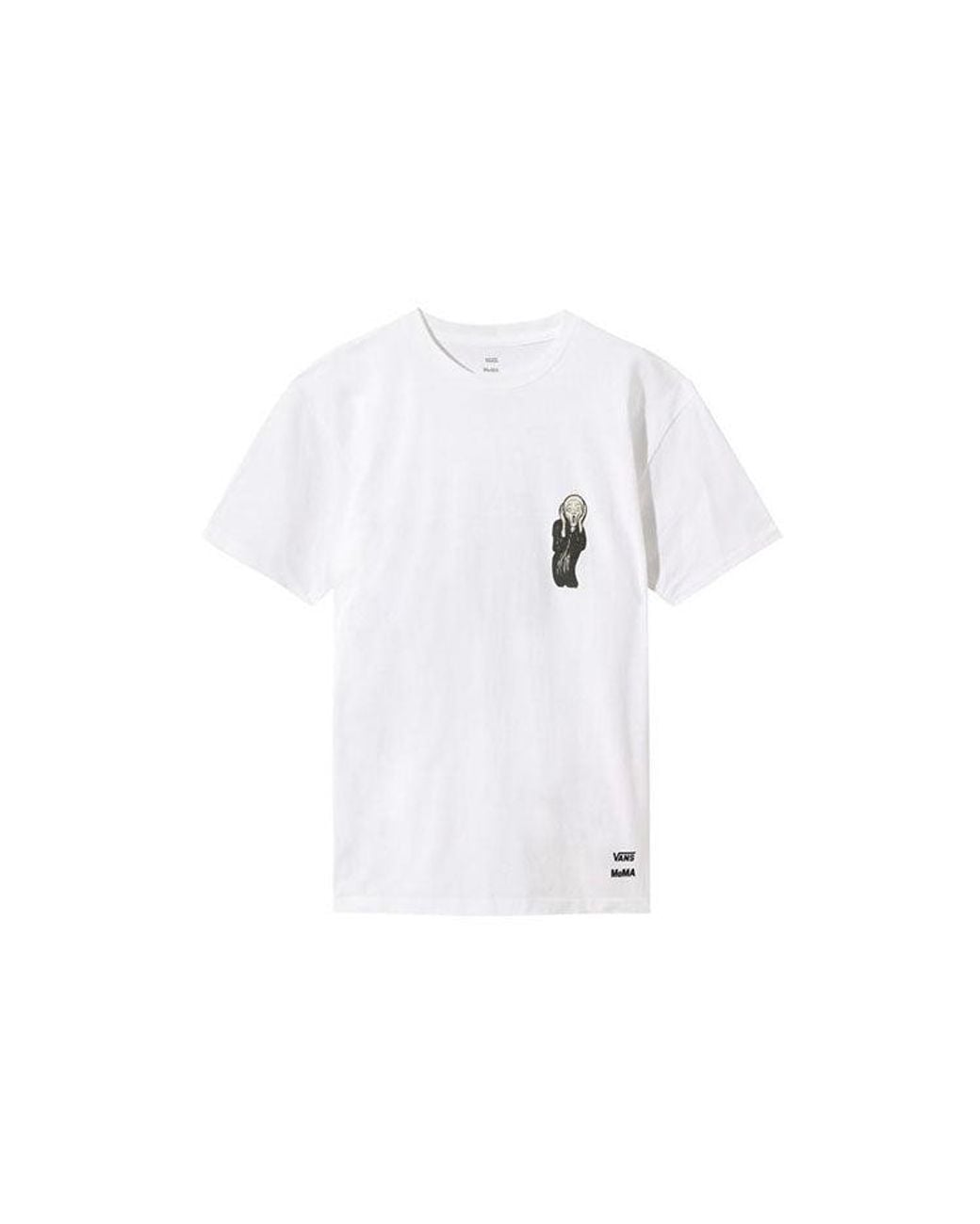 Vans White X Moma Munch T-Shirt for men