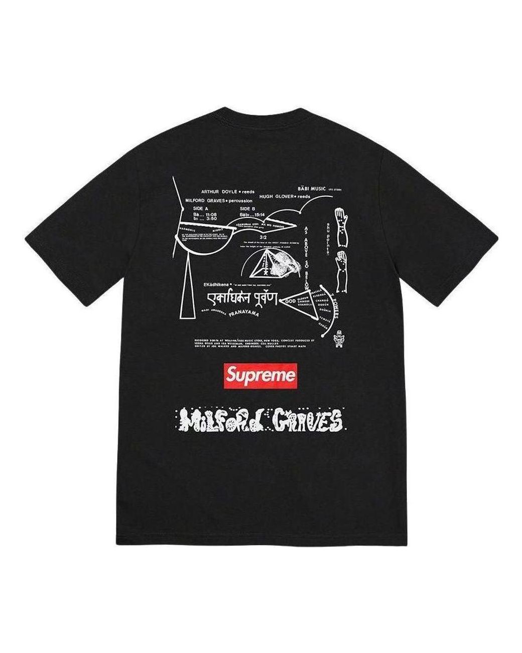 Supreme Black Winter T-Shirt for men