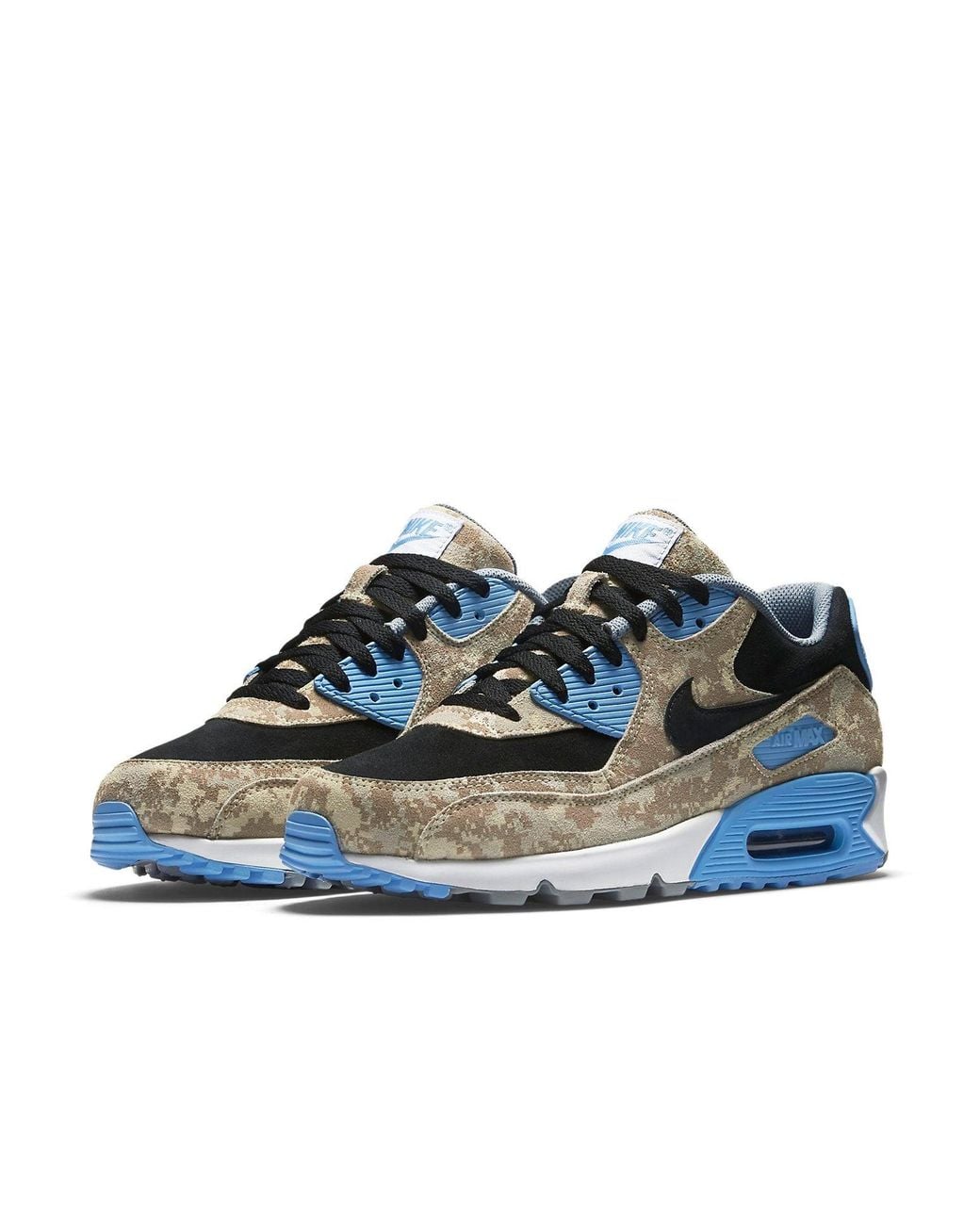 Nike Blue Air Max 90 Premium 'Digi Camo' for men