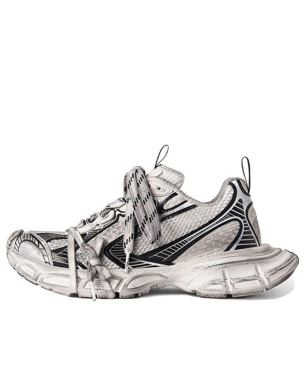 Balenciaga White 3xl Panelled Sneakers for men
