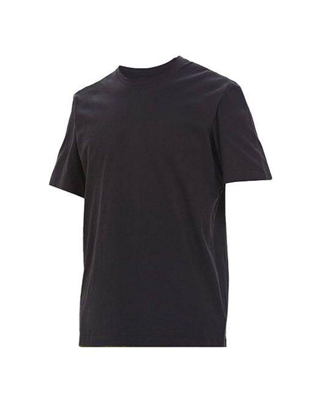 Adidas Black Y-3 Back Printing Round Neck Casual Short Sleeve for men