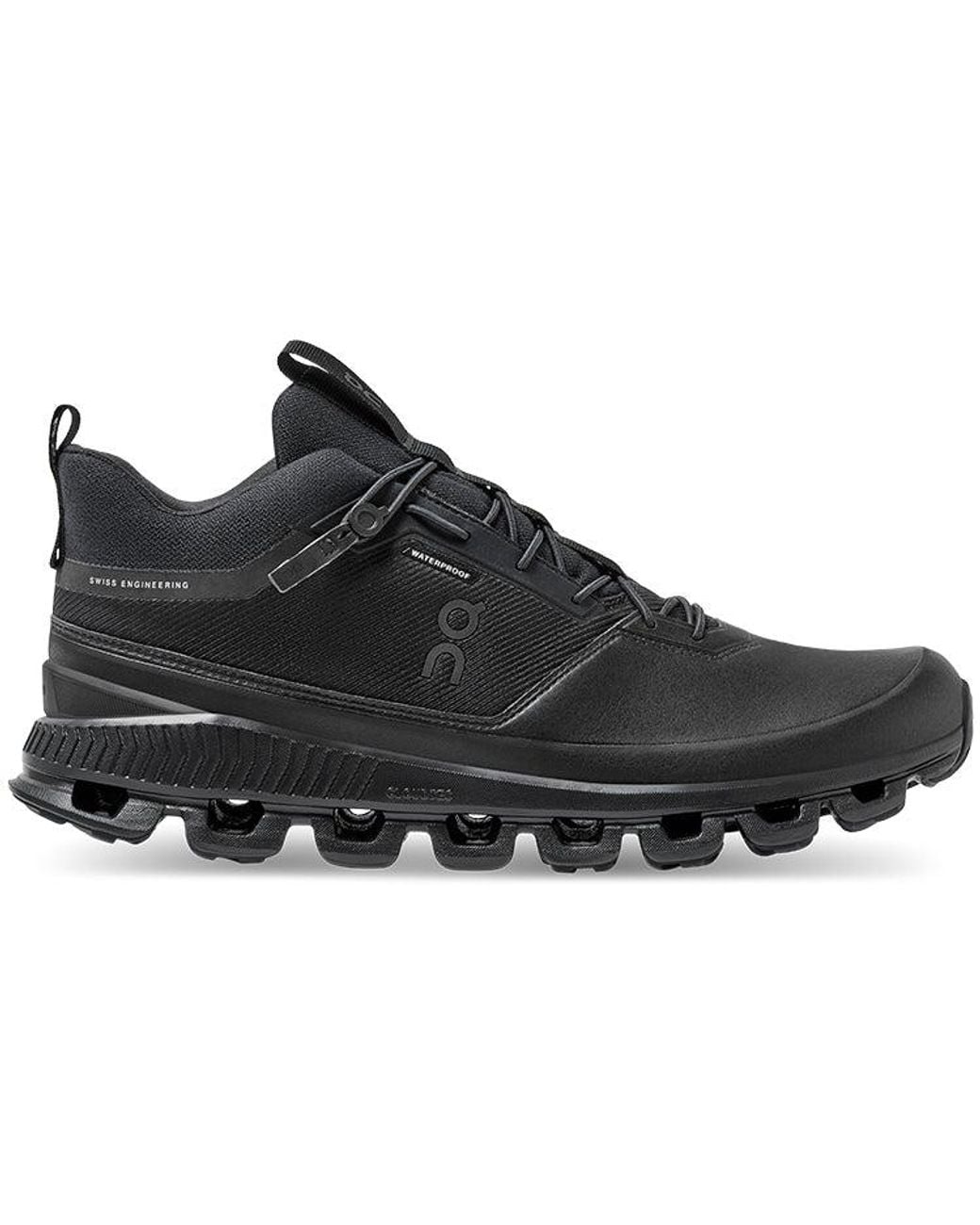 On Shoes Black Cloud Hi Waterproof for men