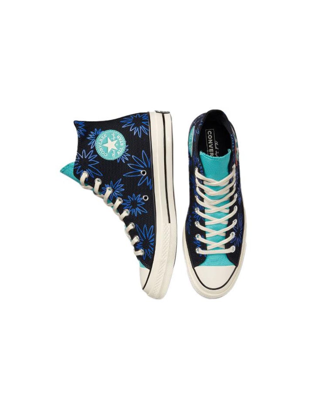 Converse Blue Chuck 70 High 'Sunny Floral'