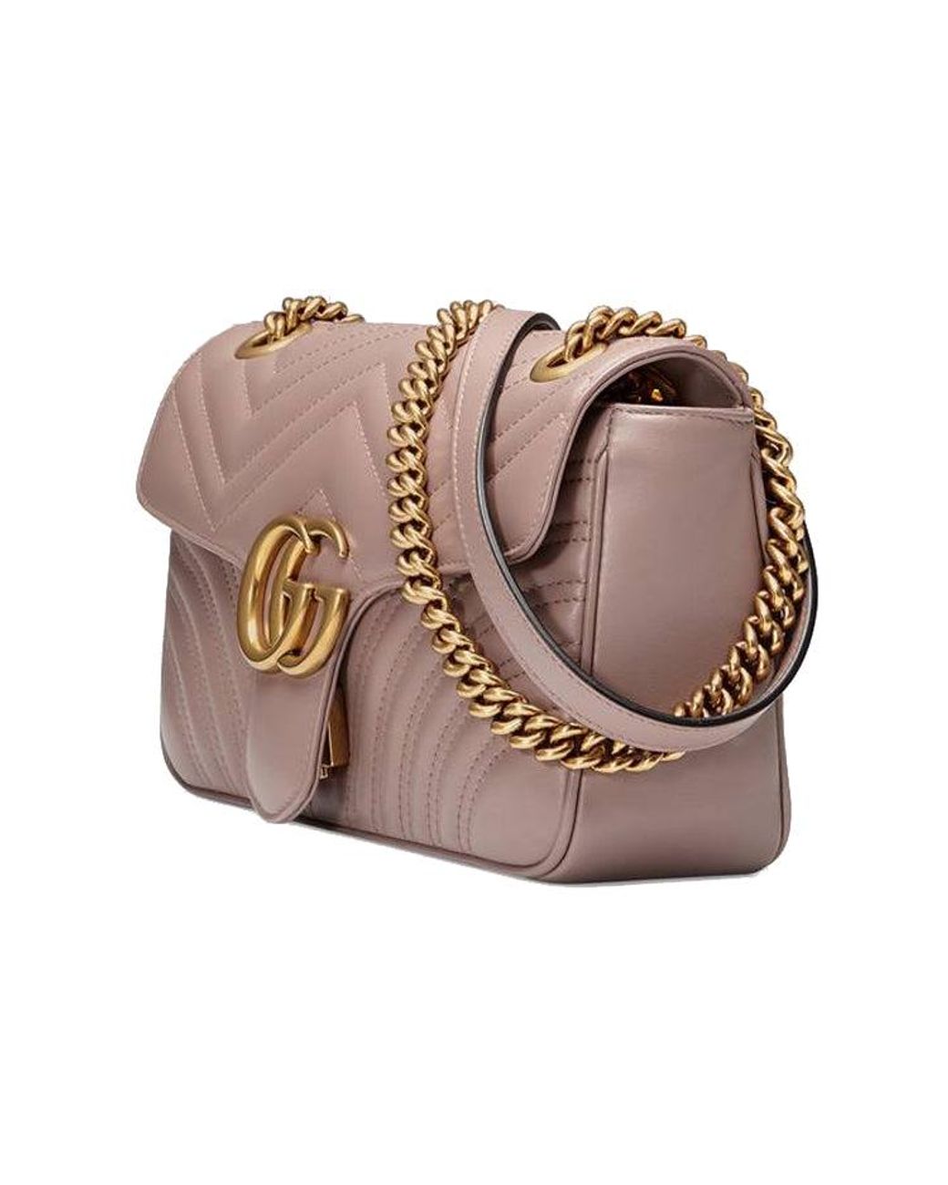 Gucci Pink (Wmns) Gg Marmont Matelasse Shoulder Bag 'Dusty'