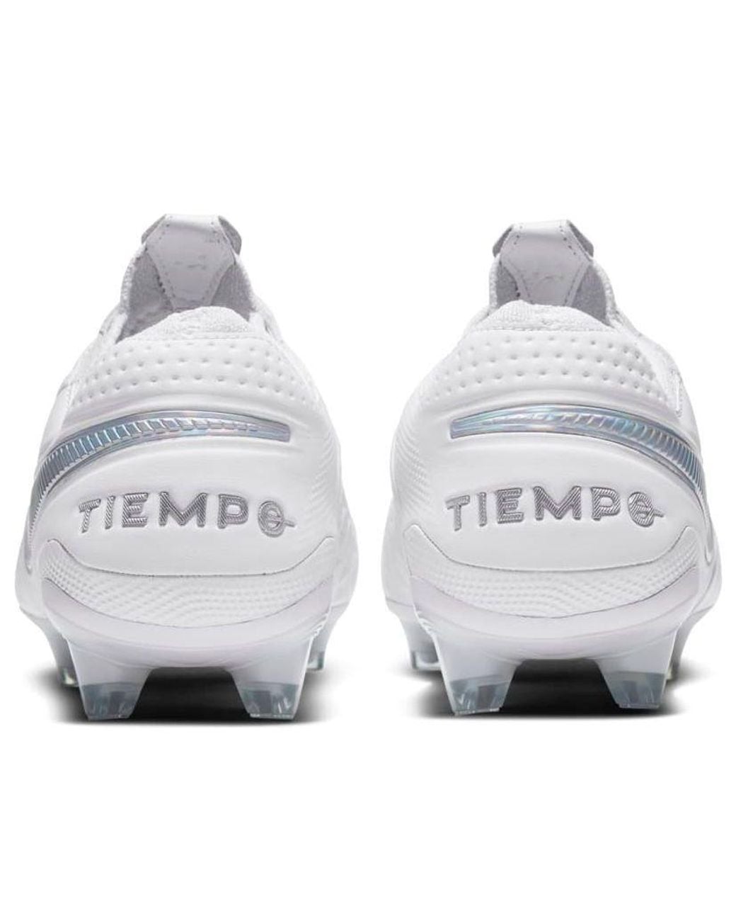 Nike White Tiempo Legend 8 Elite Fg Platinum' for men