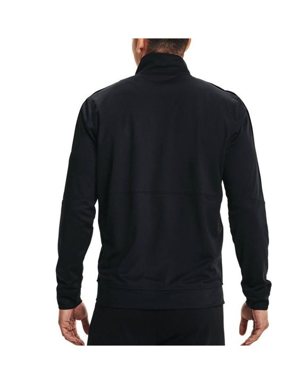 Under Armour Black Pique Track Jacket for men
