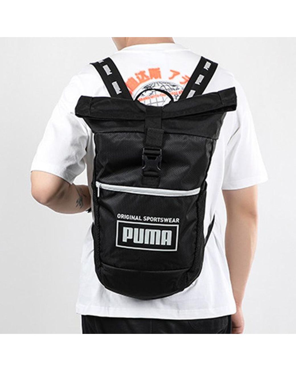 PUMA Black Sole Backpack for men