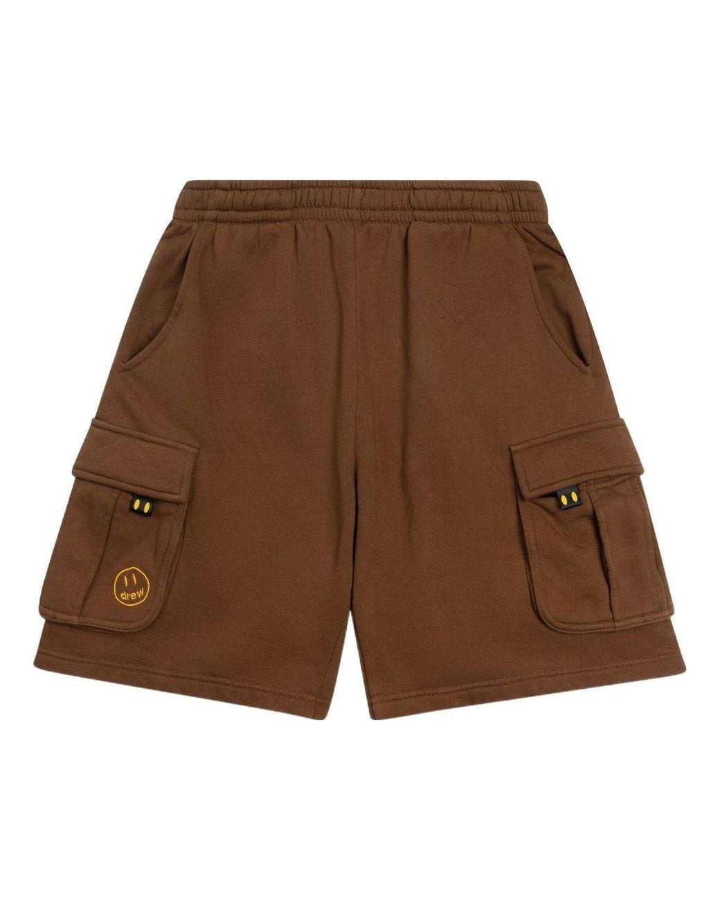 Drew House Brown Cargo Sweatshort for men