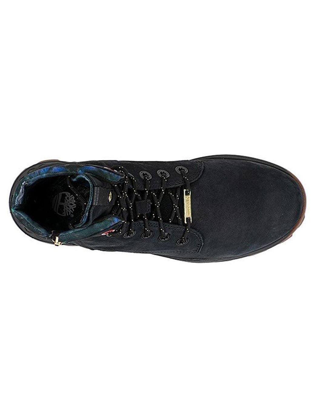 Timberland Black Brooklyn Side Zip Boots Nubuck' for men