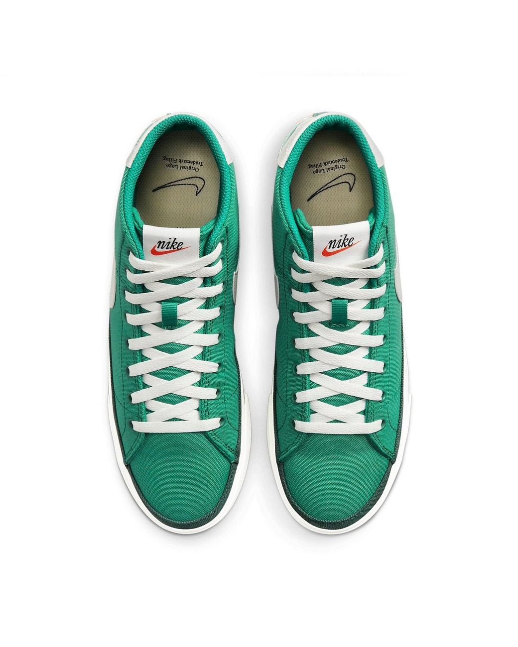 Nike Green Court Legacy Canvas Mid for men
