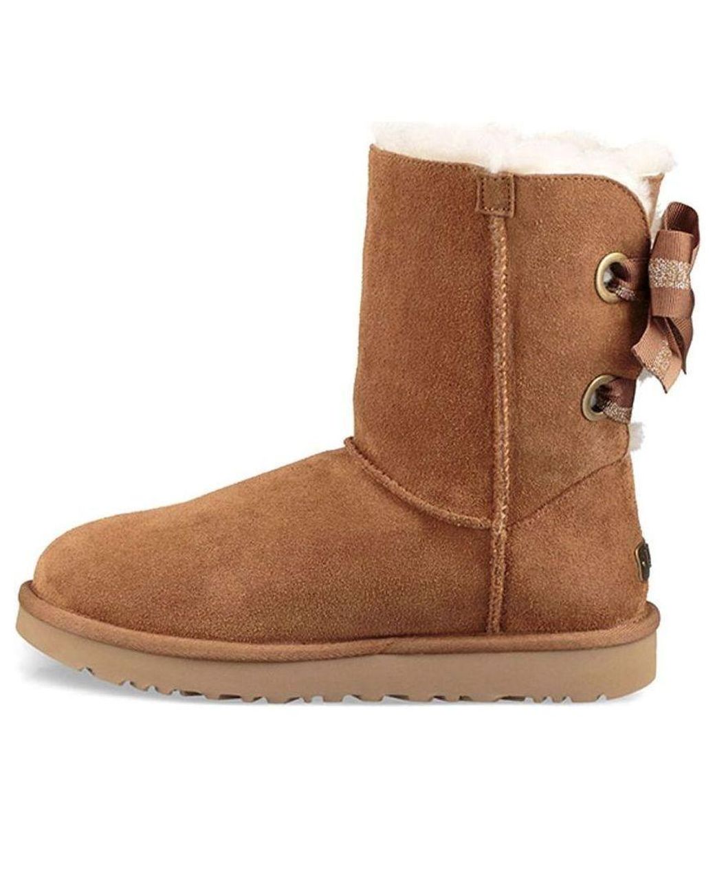Ugg Brown (Wmns) Customizable Bailey Bow Short