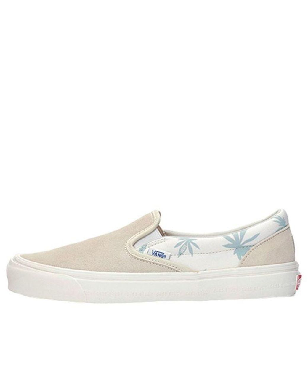 Vans White Modernica X Og Classic Slip-On Lx 'Palm Leaf' for men