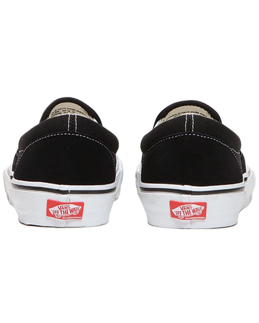 Vans Black Skate Slip-On Checkerboard' for men