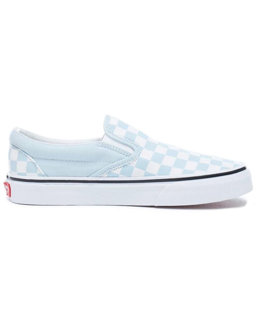 Vans White Classic Slip-On 'Baby Checkerboard' for men