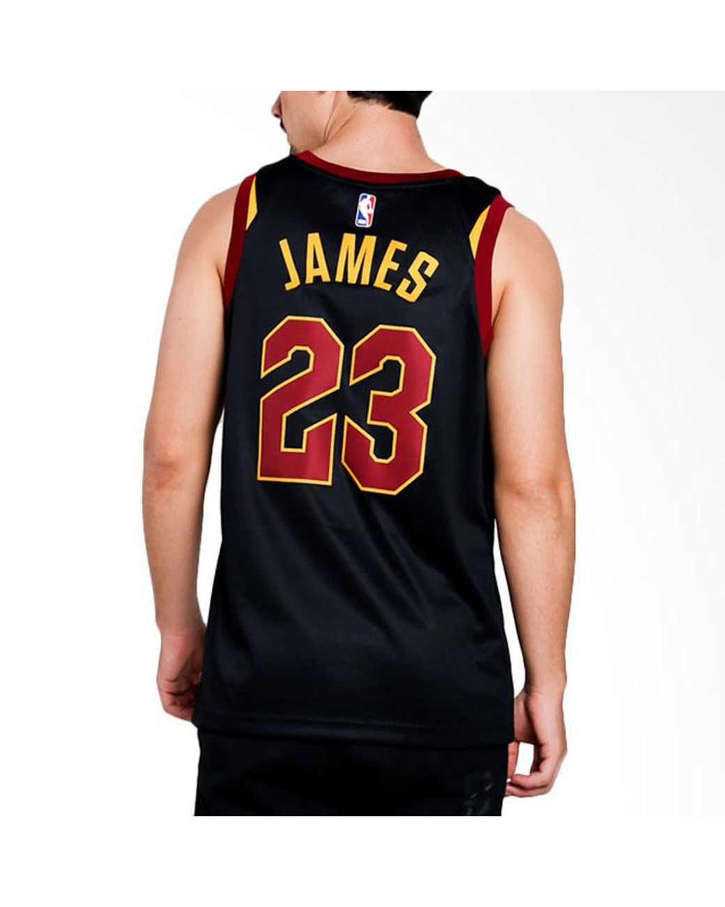 Nike Black Lebron James Statement Edition Swingman Jersey Sw for men