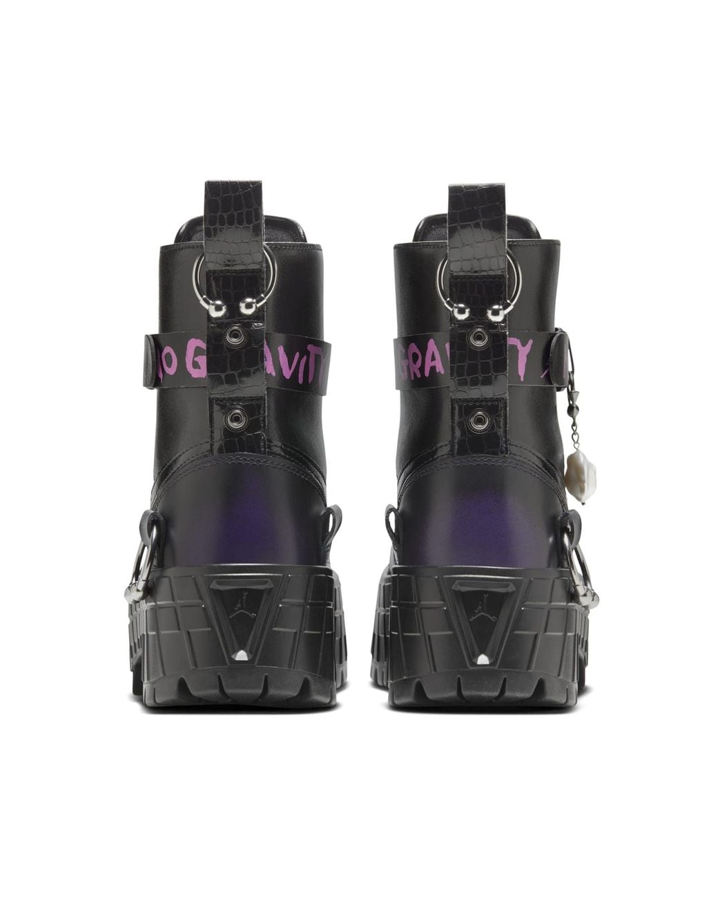 Nike Black (Wmns) 1 High Brooklyn 'No Gravity'
