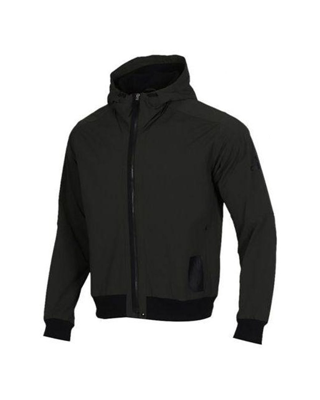 Adidas Black Sports Hooded Jacket for men