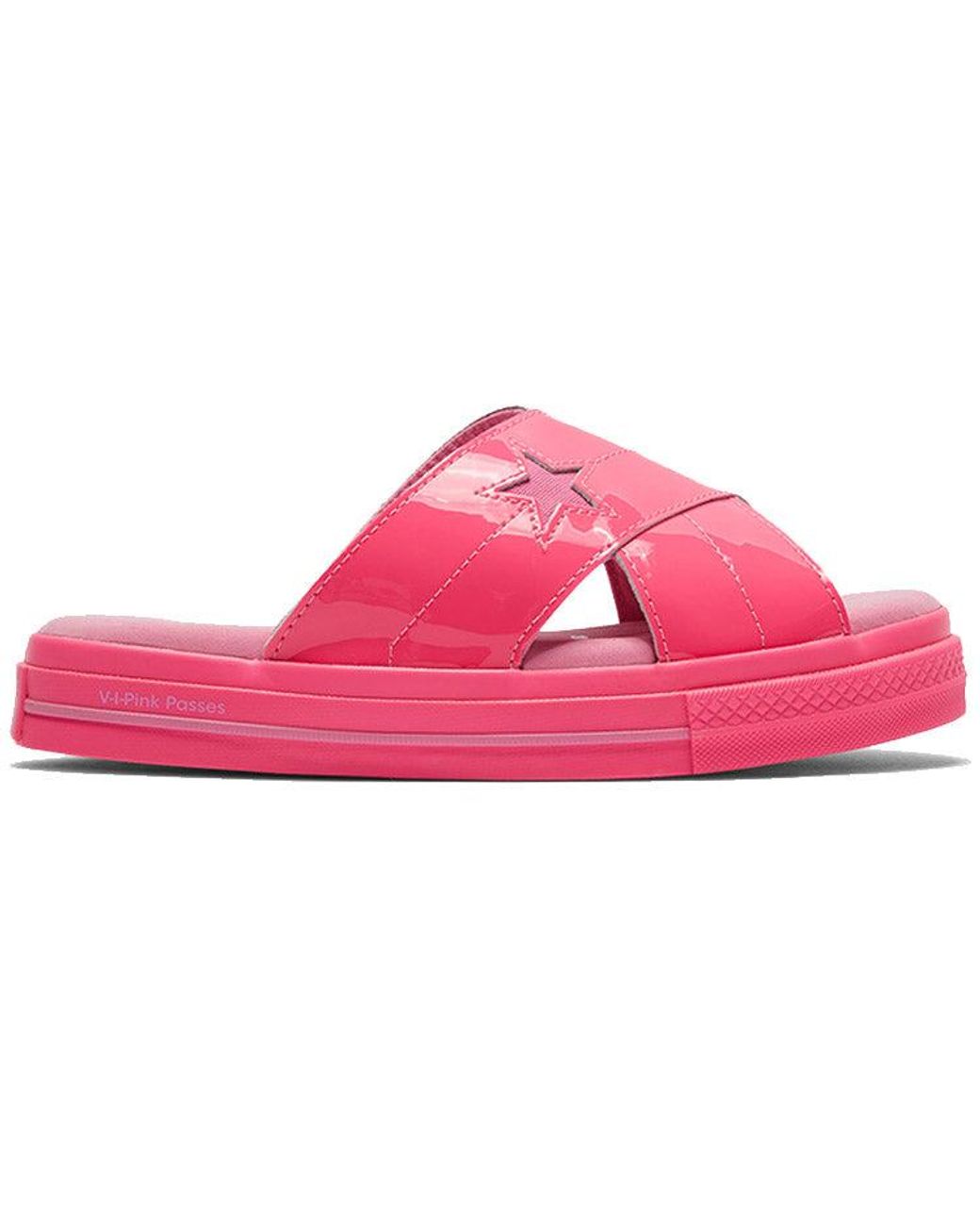 Converse Pink (Wmns) Opi One Star Slide Retro Slippers