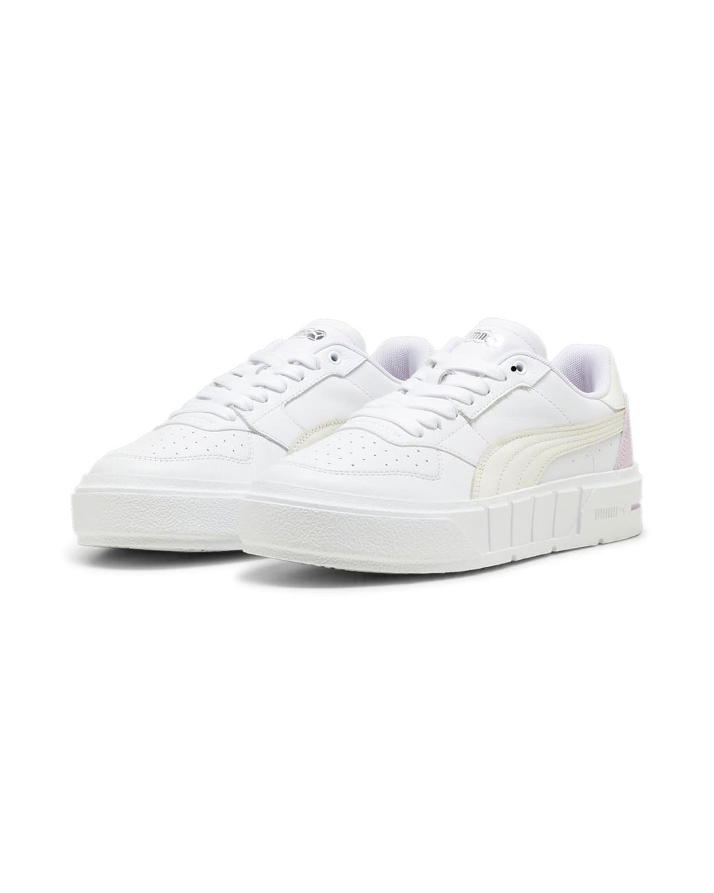 PUMA White (Wmns) Cali Court Leather Grape Mist'