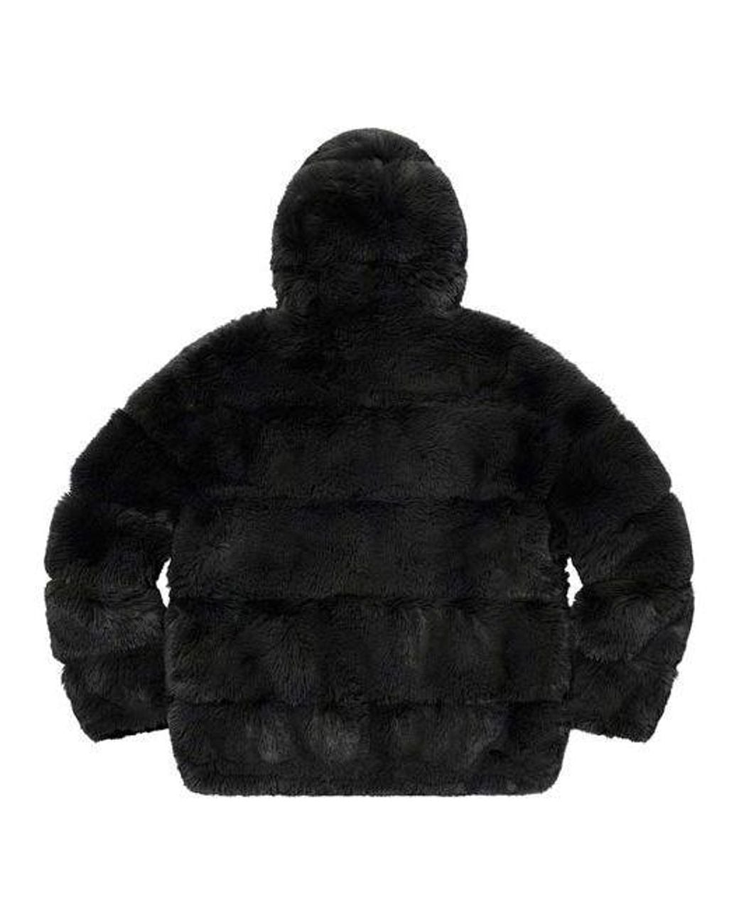 supreme-black-X-Wtaps-Faux-Fur