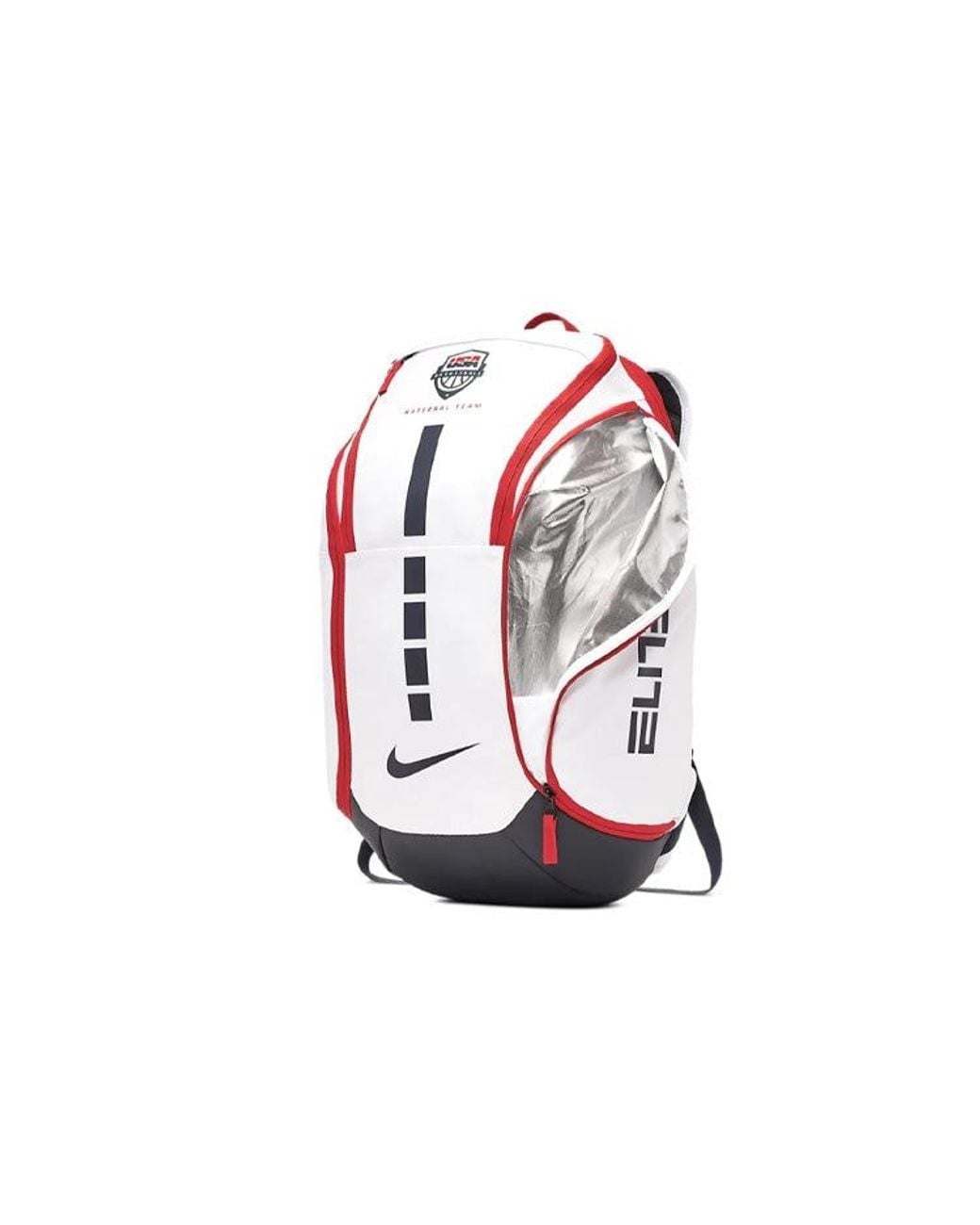 Nike Red Hoops Elite Usa Pro Backpack Obsidian'