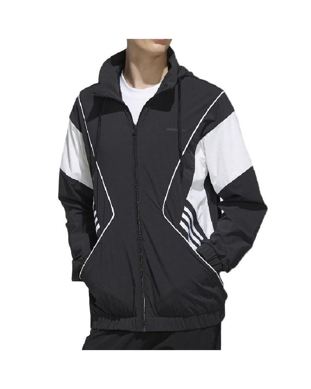 Adidas Black Neo Jacket Hooded for men