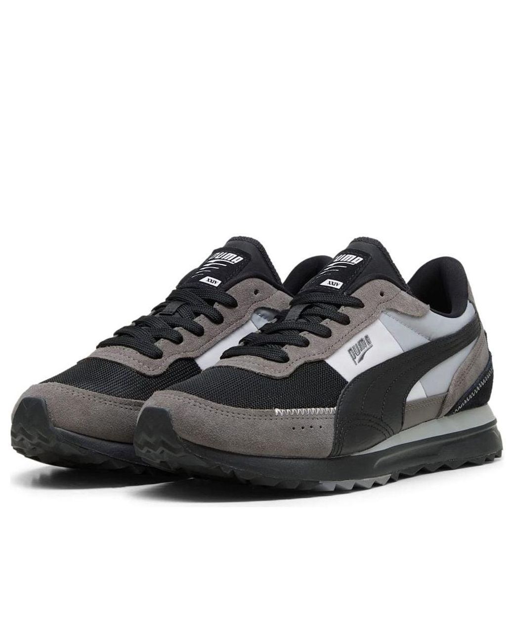 PUMA Black Road Rider Sd Cool Mid' for men
