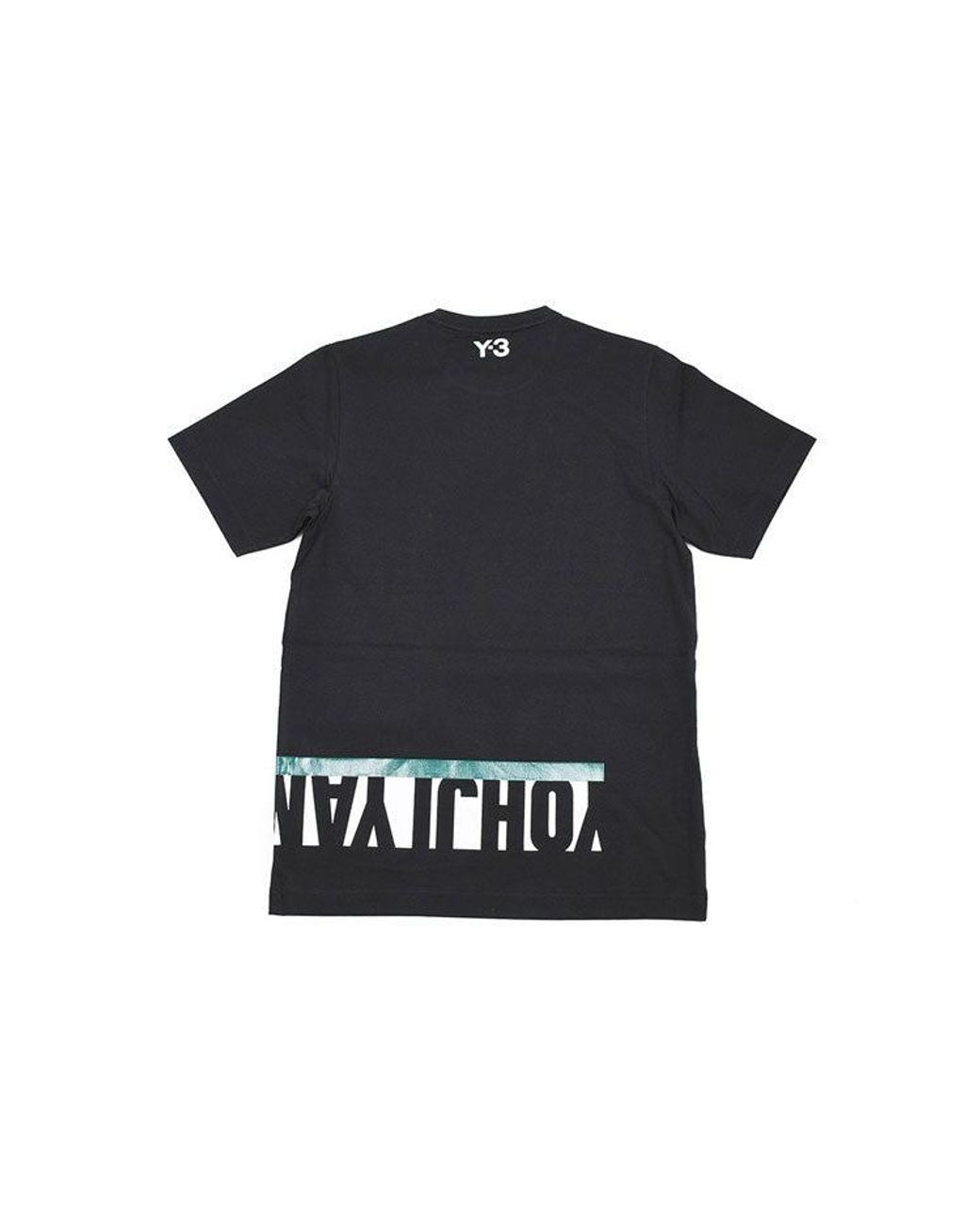 Adidas Black Y-3 Multi Block Graphic Printing Tee