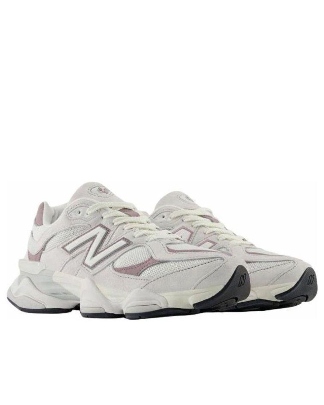 New Balance White 9060 Matter Ice Wine for men