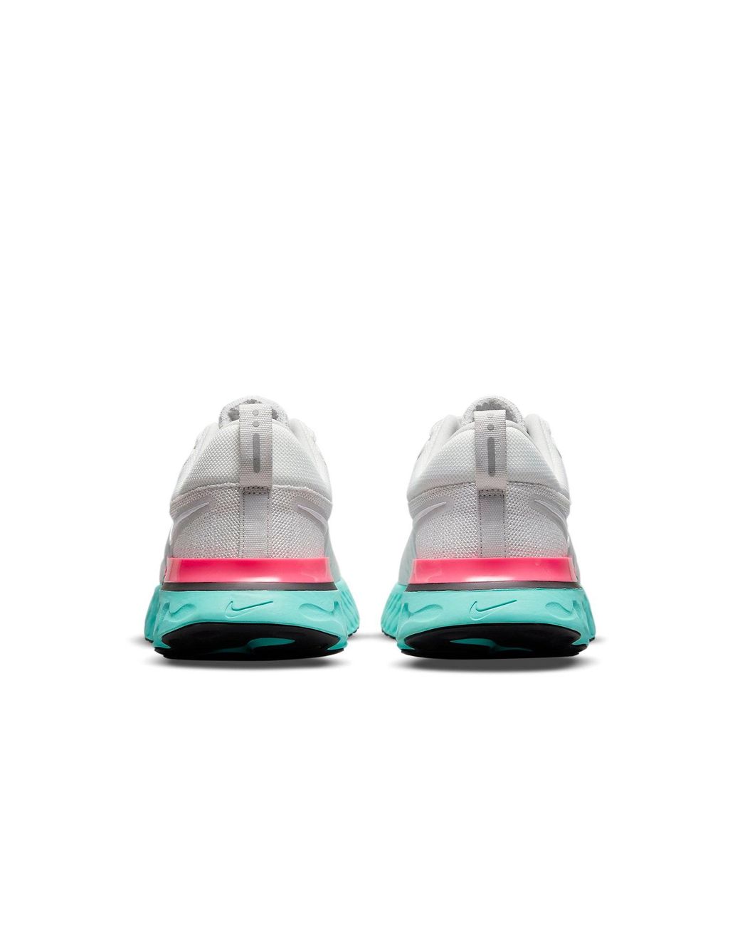 Nike White React Infinity Run Flyknit 2 'South Beach' for men