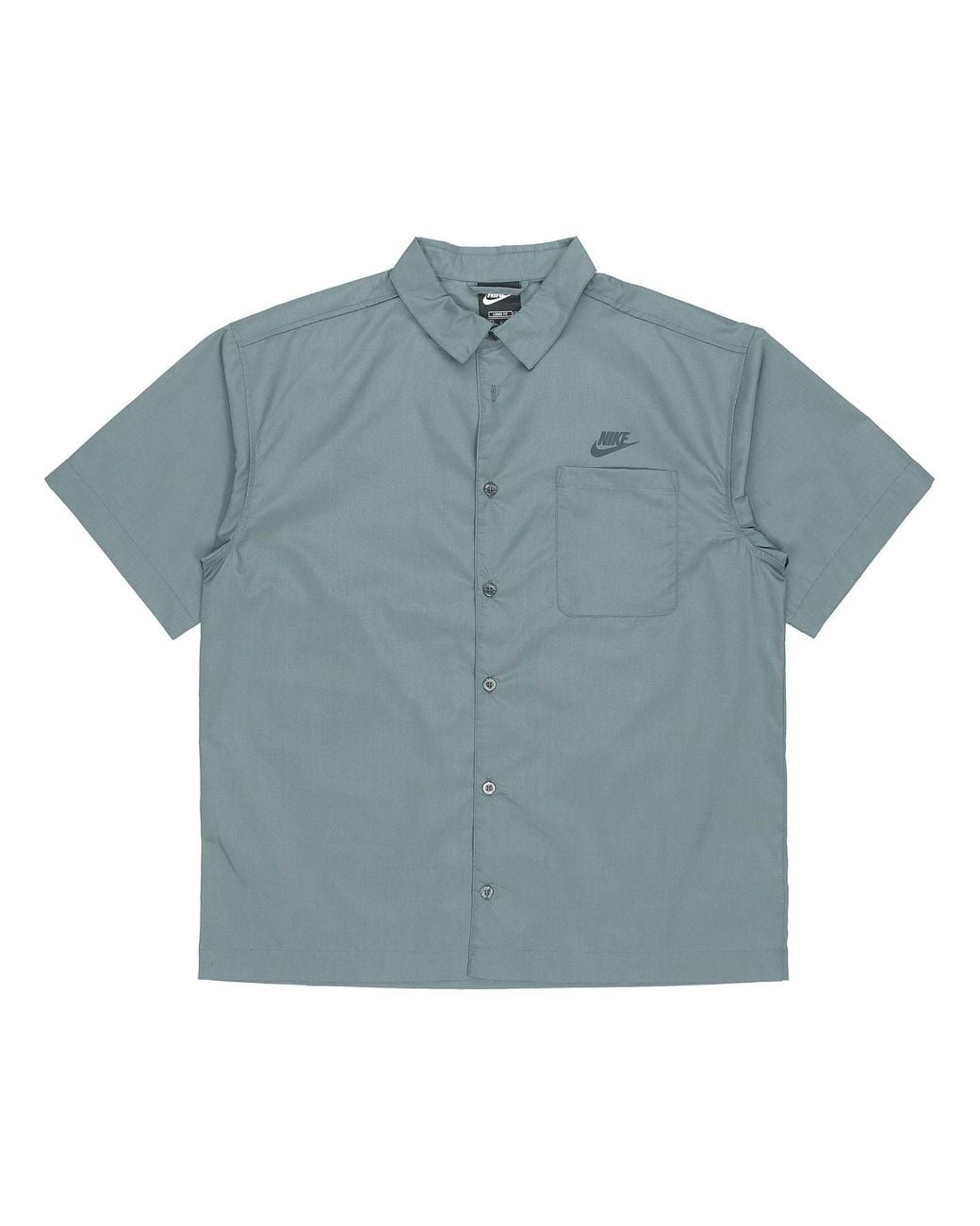 Nike Blue Thin And Light Loose Sports Short Sleeve Shirt for men