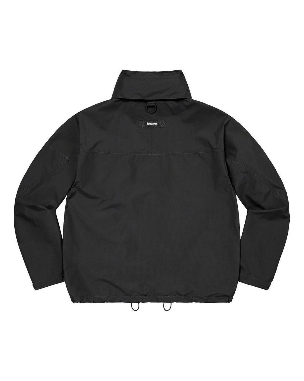 Supreme Black Gore-Tex Paclite Lightweight Shell Jacket for men