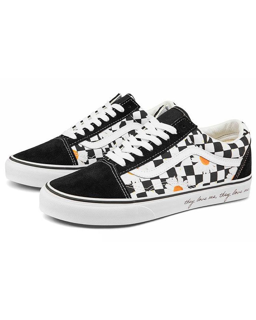 Vans White Old Skool Low-Top Sneakers for men