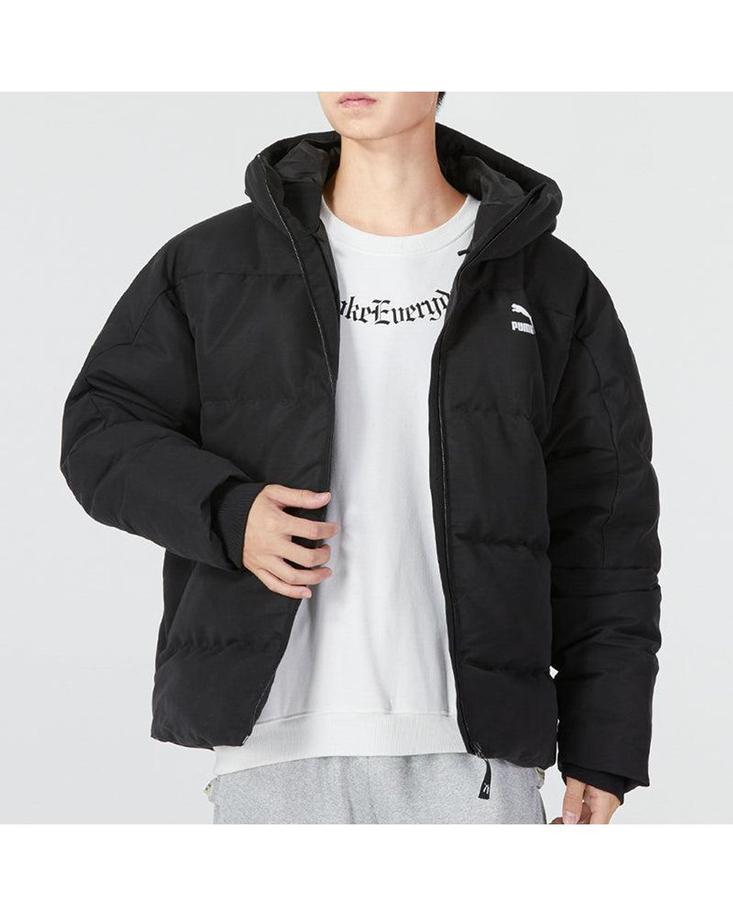 PUMA Black Classics Padded Down Jacket for men