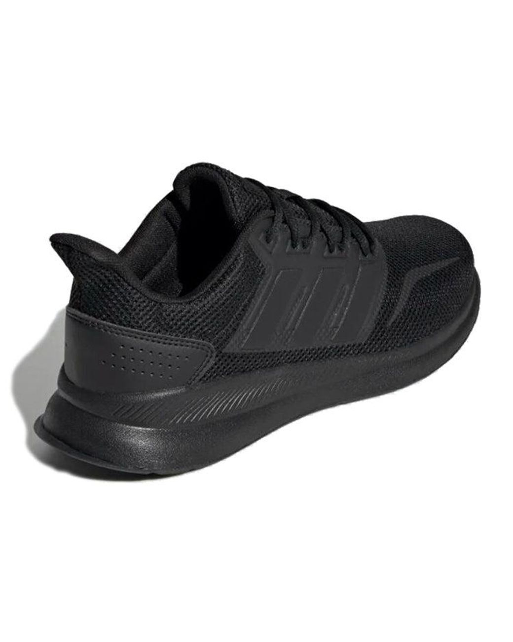 Adidas Black Runfalcon 'Triple' for men