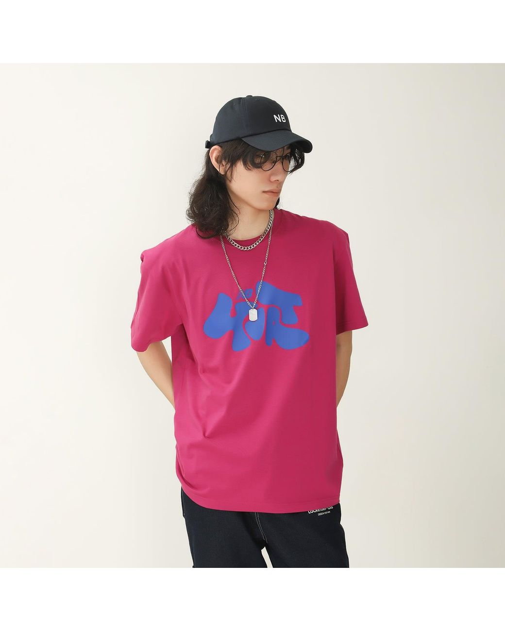 New Balance Pink X Salehe Bembury Printing Logo