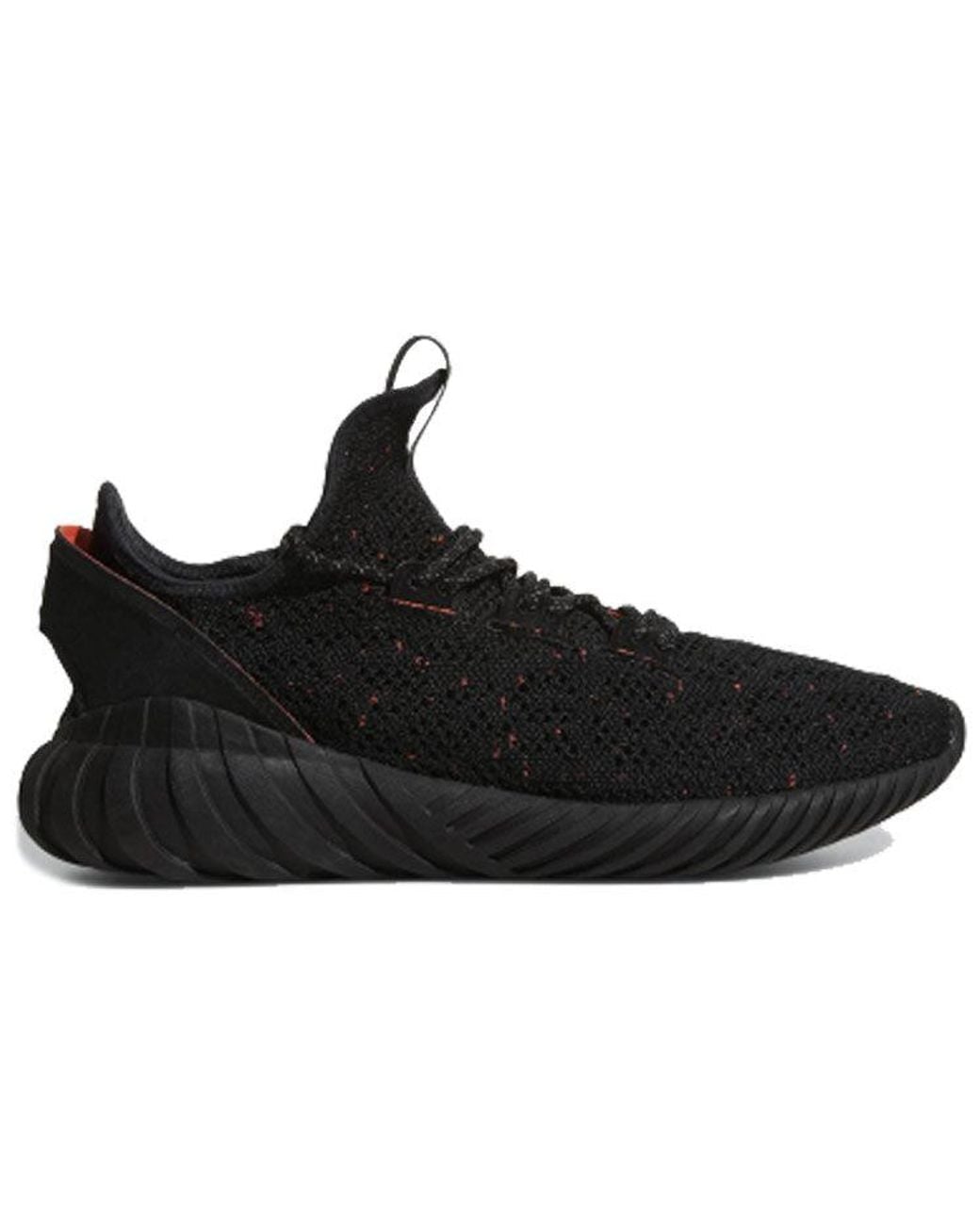 Adidas Black Tubular Doom Sock Primeknit 'Triple' for men