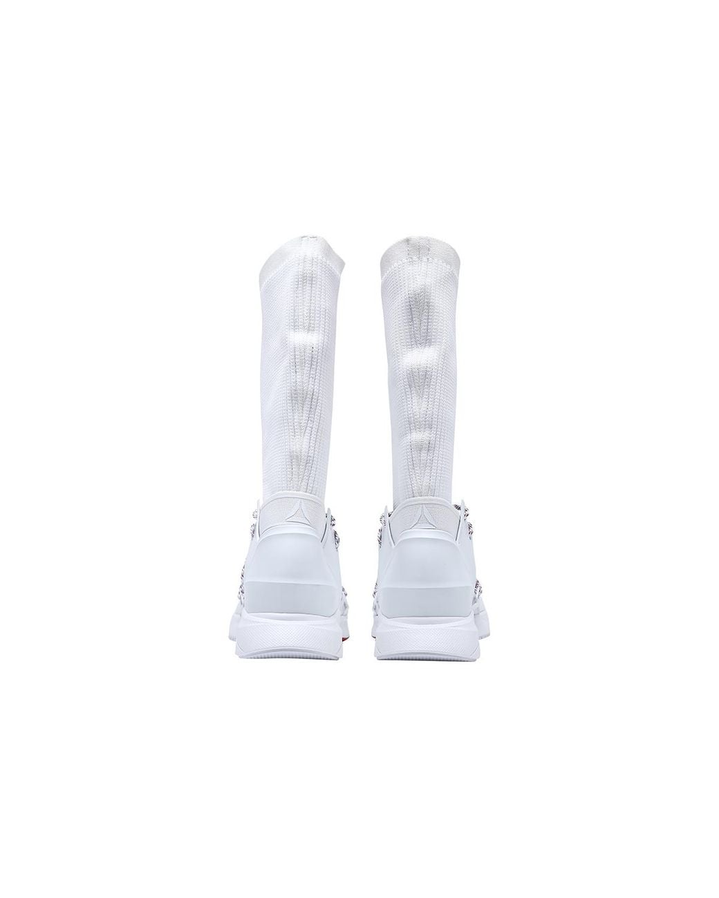 Reebok White Sock Runner Caged