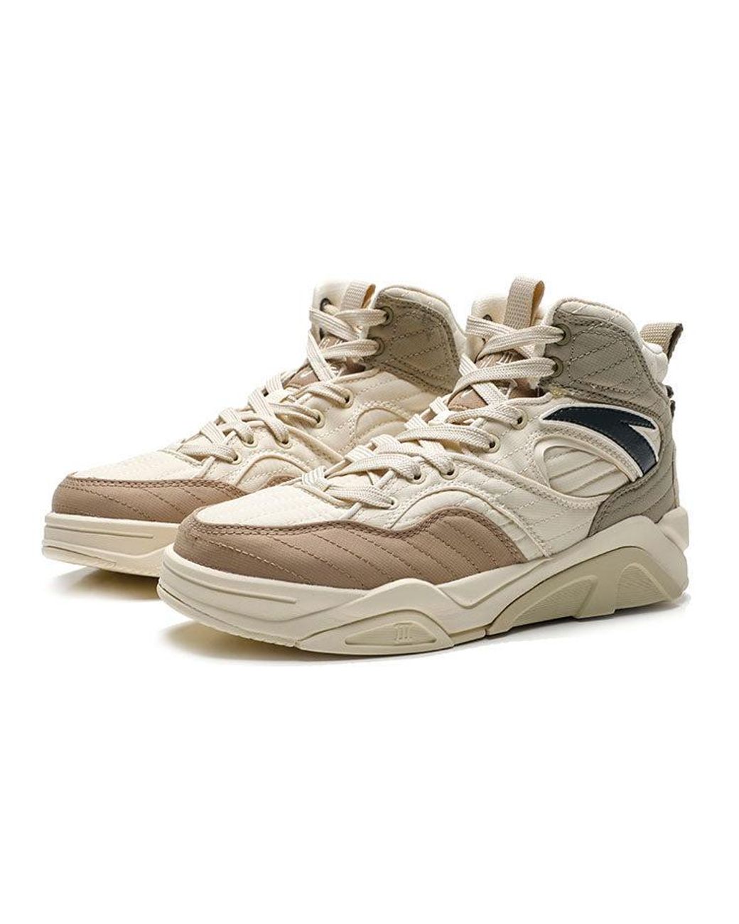 Anta White Life Series High-Top 'Trendy Versatile' for men