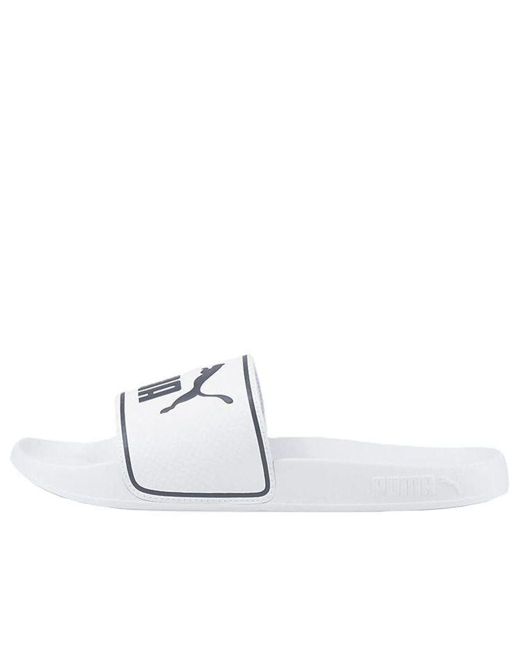 PUMA White Leadcat 2.0 Slide for men