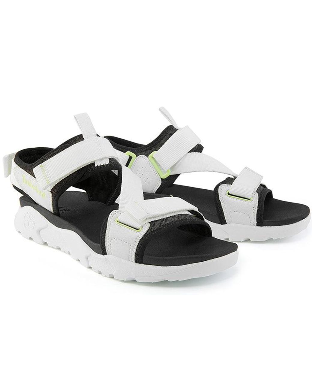 Timberland White Ripcord Double-Strap Sandals for men