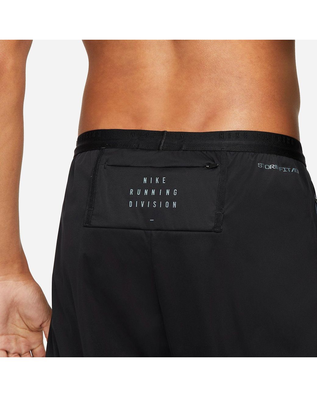 Nike Black Storm-Fit Adv Run Division Pants for men