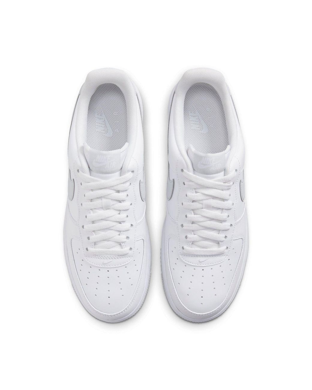 Nike White Air Force 1 '07 Pure Platinum' for men