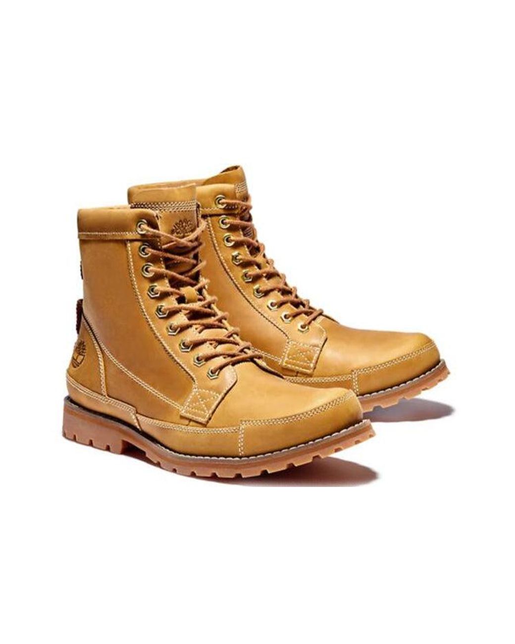 Timberland Brown Earthkeepers Originals 6 Inch Boots 'Wheat Full Grain' for men